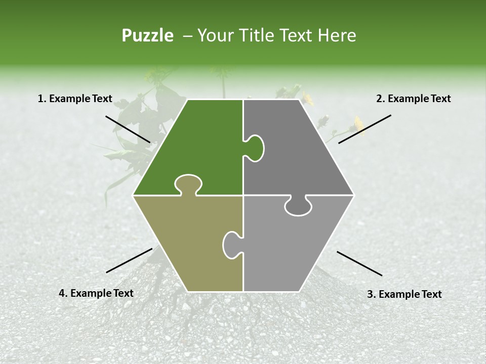 Plant Winning Strong PowerPoint Template
