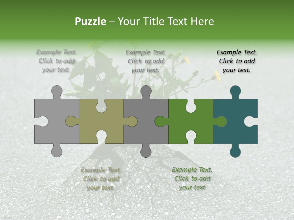 Plant Winning Strong PowerPoint Template