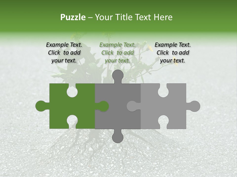 Plant Winning Strong PowerPoint Template