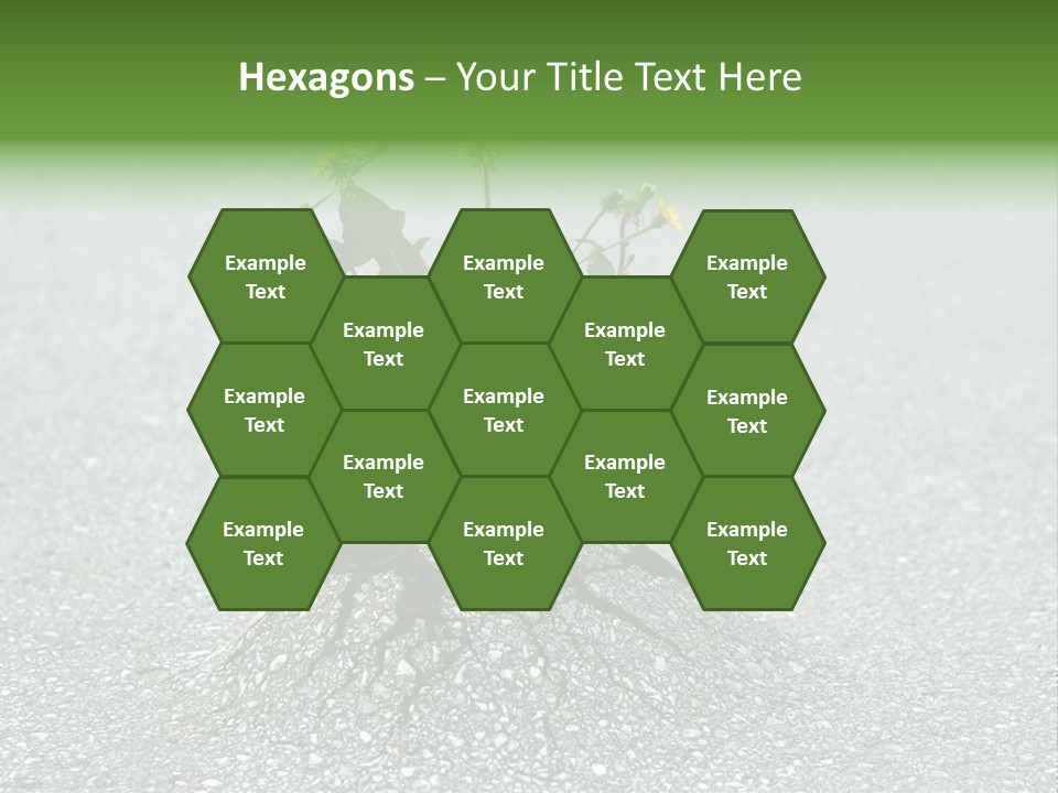 Plant Winning Strong PowerPoint Template