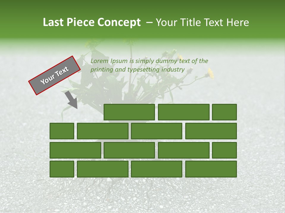 Plant Winning Strong PowerPoint Template