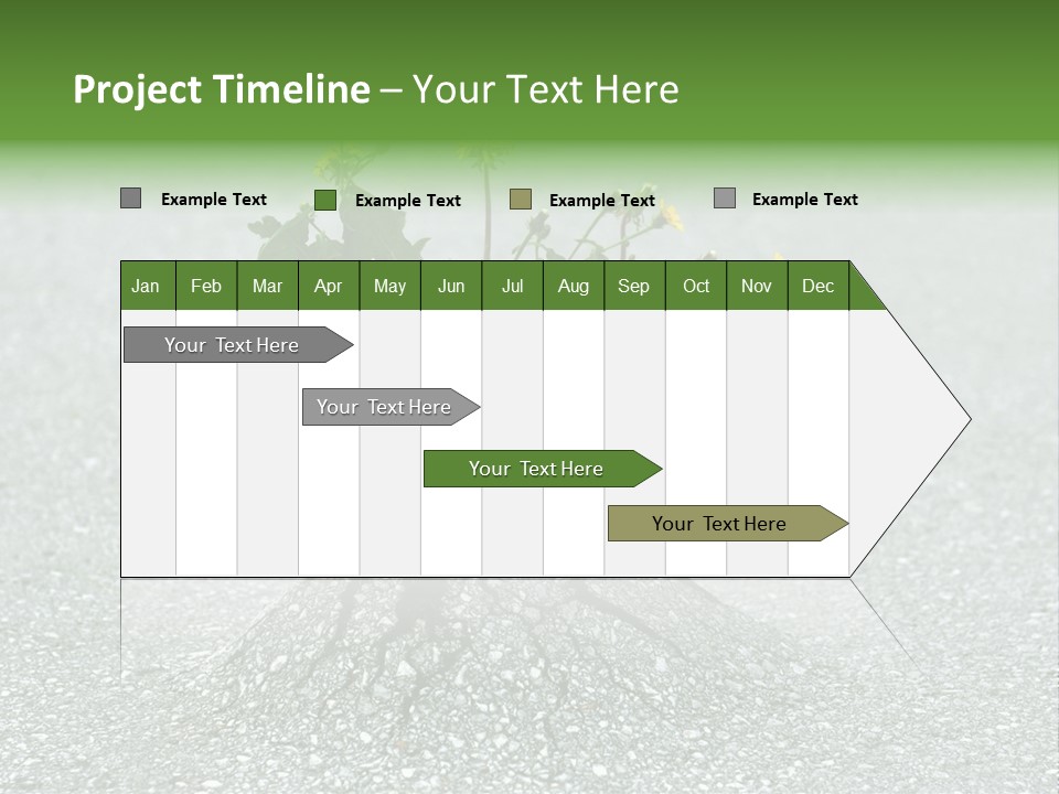 Plant Winning Strong PowerPoint Template