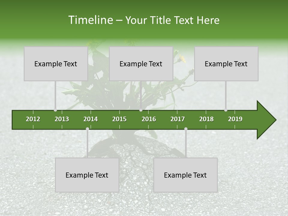 Plant Winning Strong PowerPoint Template