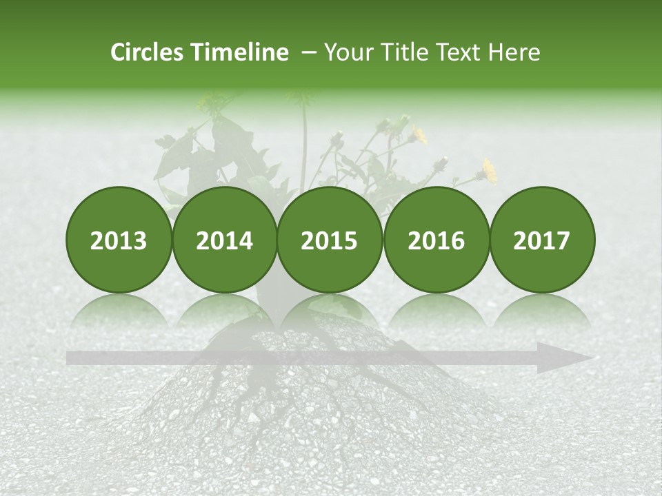 Plant Winning Strong PowerPoint Template