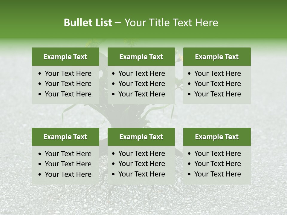 Plant Winning Strong PowerPoint Template