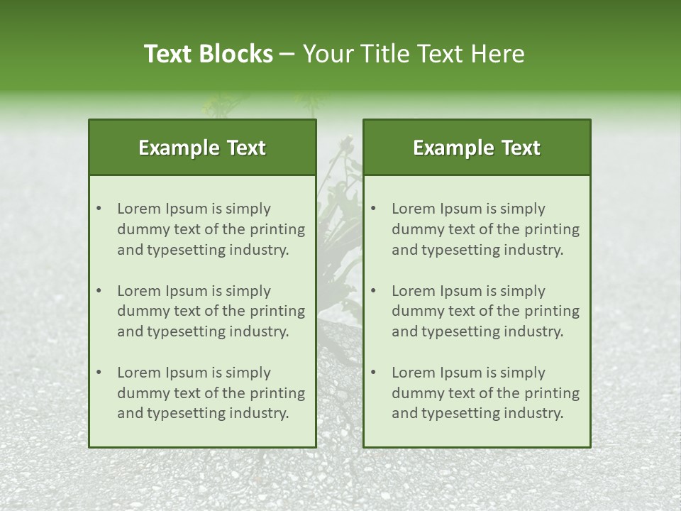 Plant Winning Strong PowerPoint Template