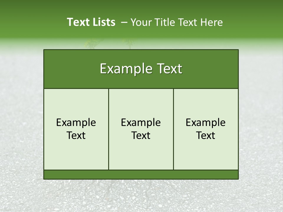 Plant Winning Strong PowerPoint Template