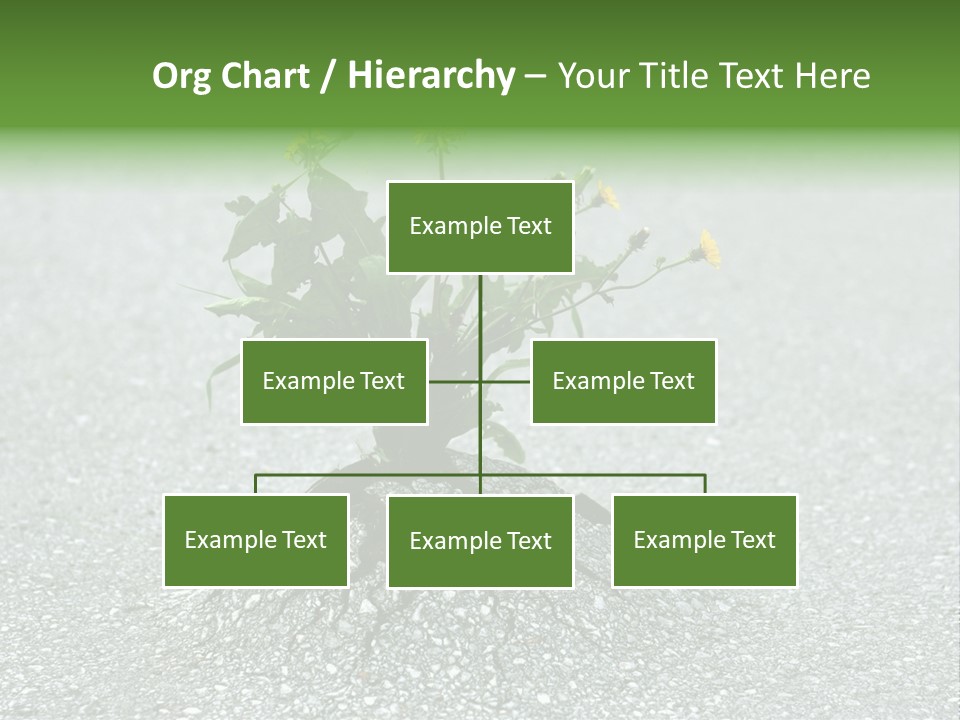 Plant Winning Strong PowerPoint Template