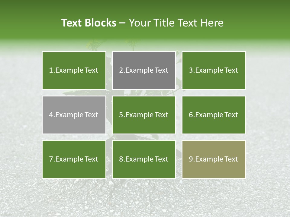 Plant Winning Strong PowerPoint Template