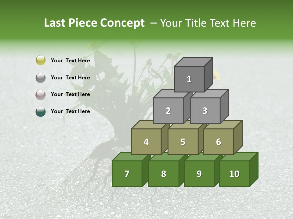 Plant Winning Strong PowerPoint Template