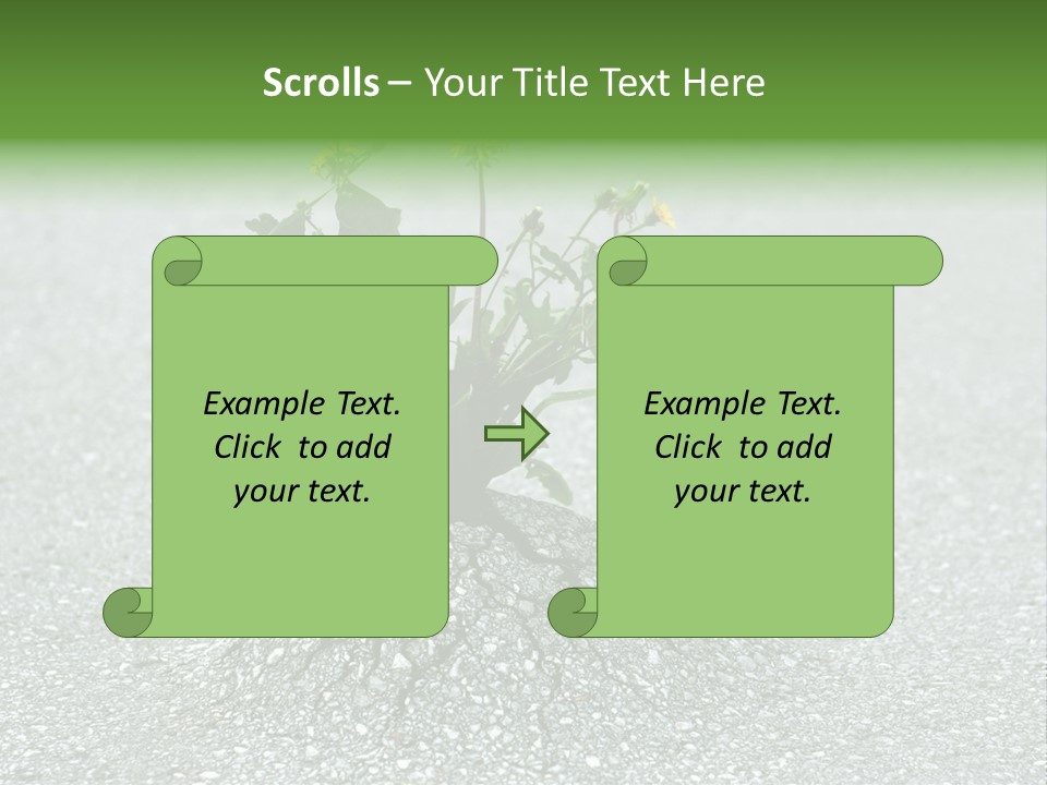 Plant Winning Strong PowerPoint Template