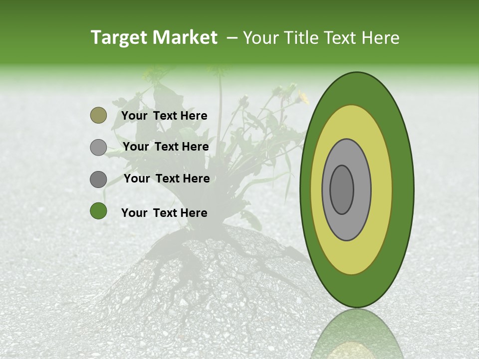 Plant Winning Strong PowerPoint Template