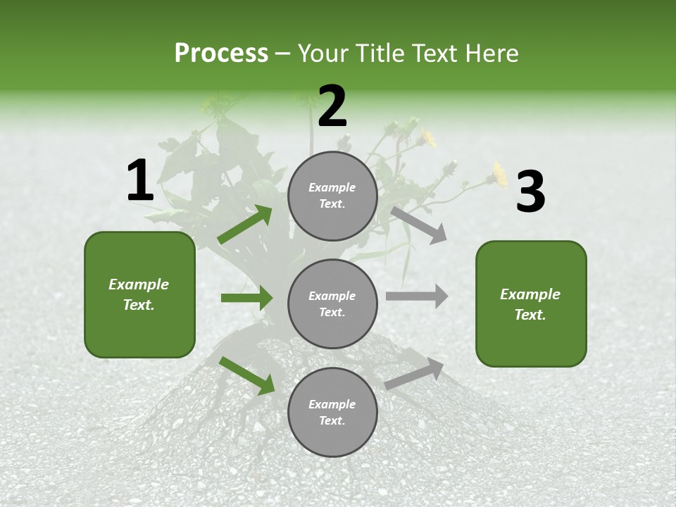 Plant Winning Strong PowerPoint Template