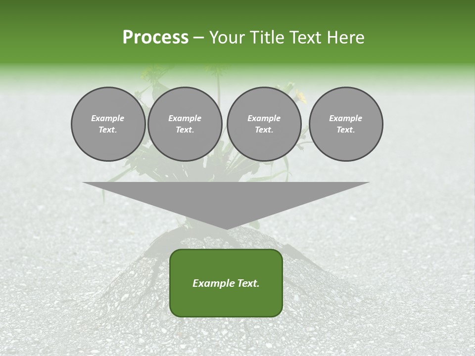 Plant Winning Strong PowerPoint Template