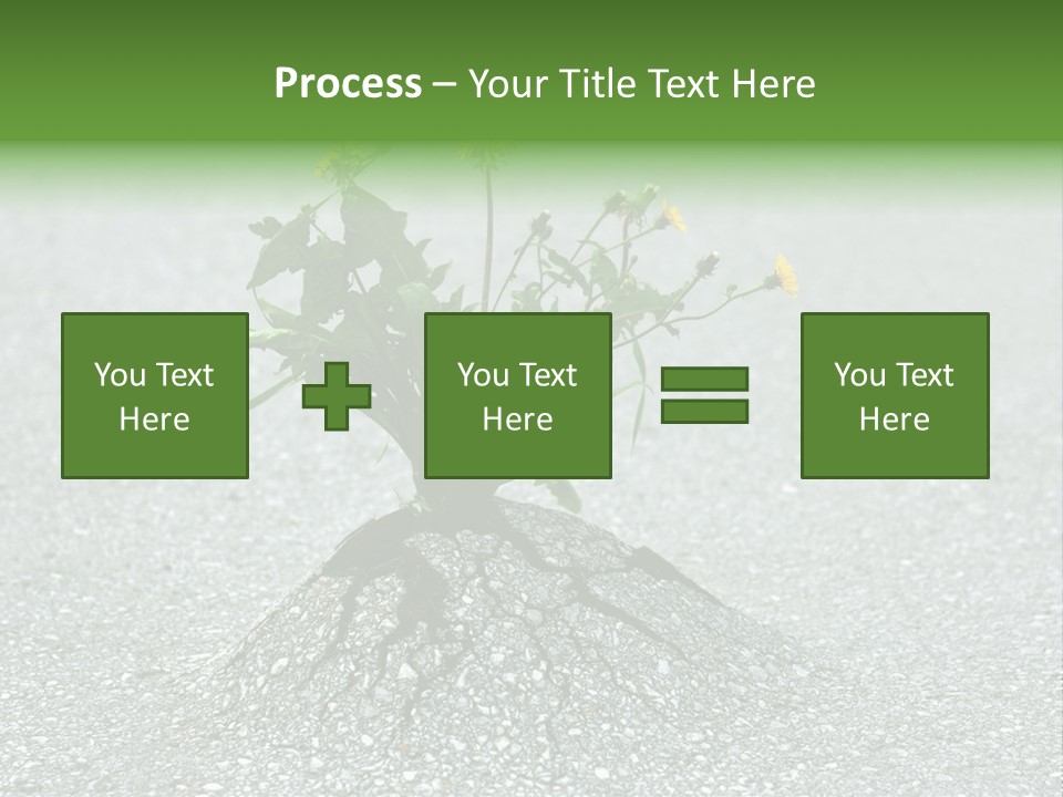 Plant Winning Strong PowerPoint Template