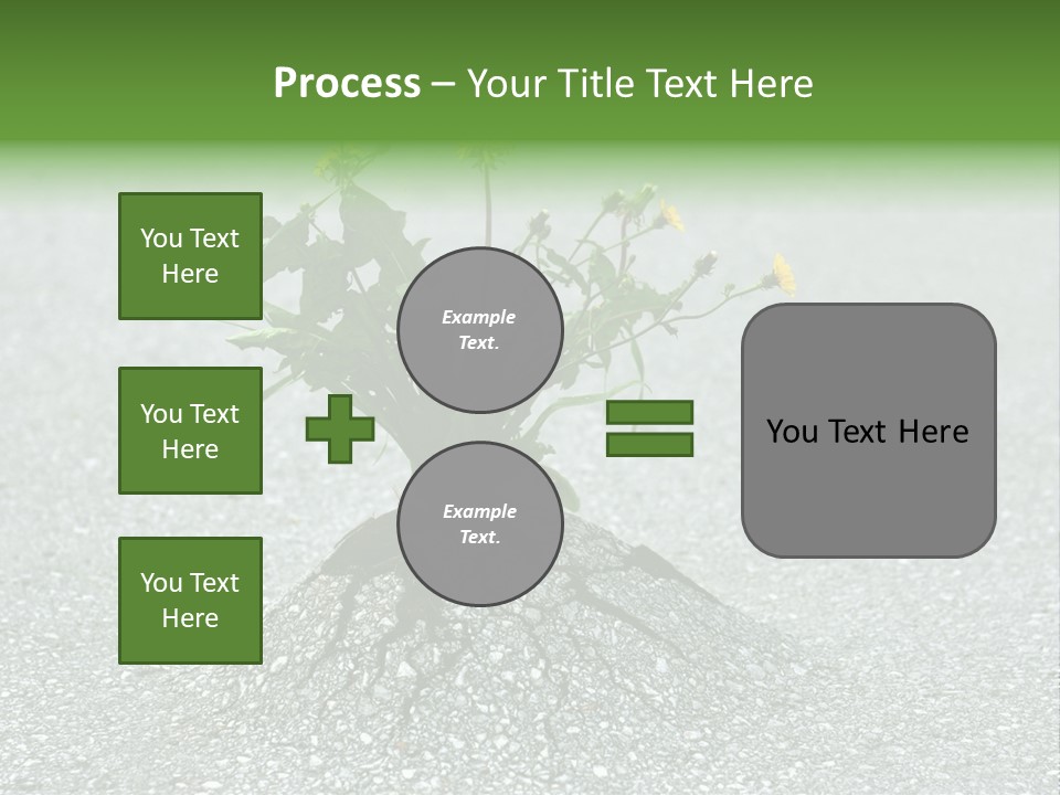 Plant Winning Strong PowerPoint Template
