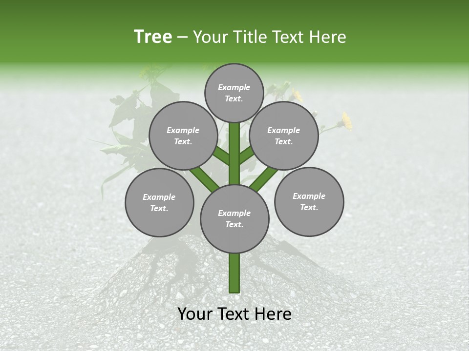 Plant Winning Strong PowerPoint Template