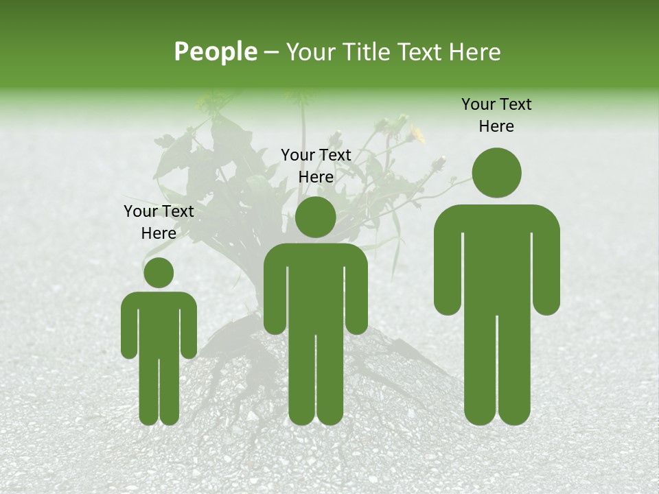 Plant Winning Strong PowerPoint Template