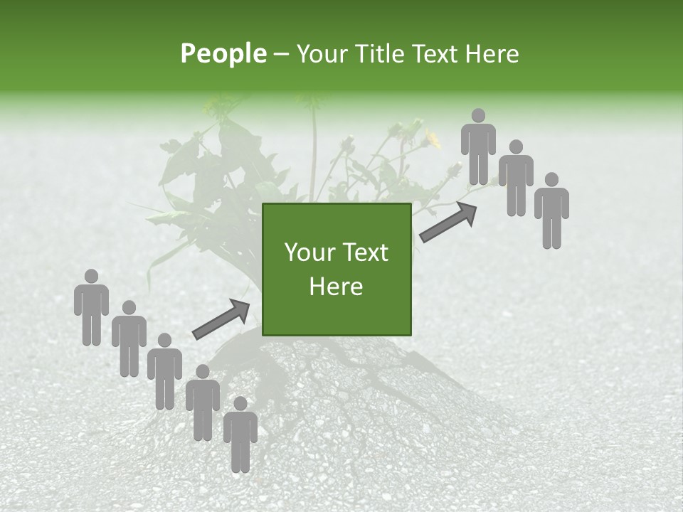 Plant Winning Strong PowerPoint Template