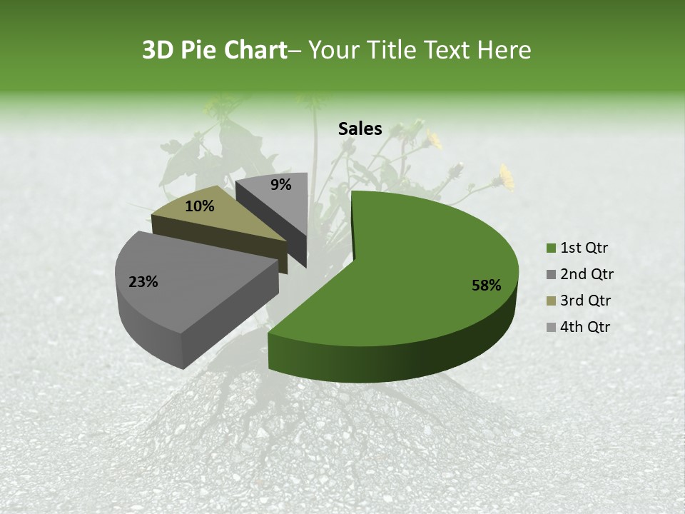 Plant Winning Strong PowerPoint Template