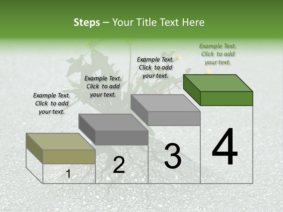 Plant Winning Strong PowerPoint Template