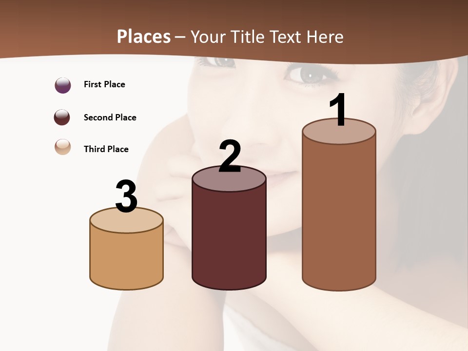 A Woman Posing For A Picture With Her Arms Crossed PowerPoint Template