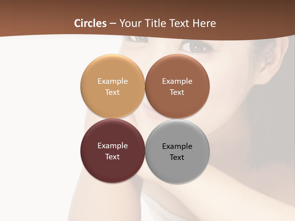 A Woman Posing For A Picture With Her Arms Crossed PowerPoint Template