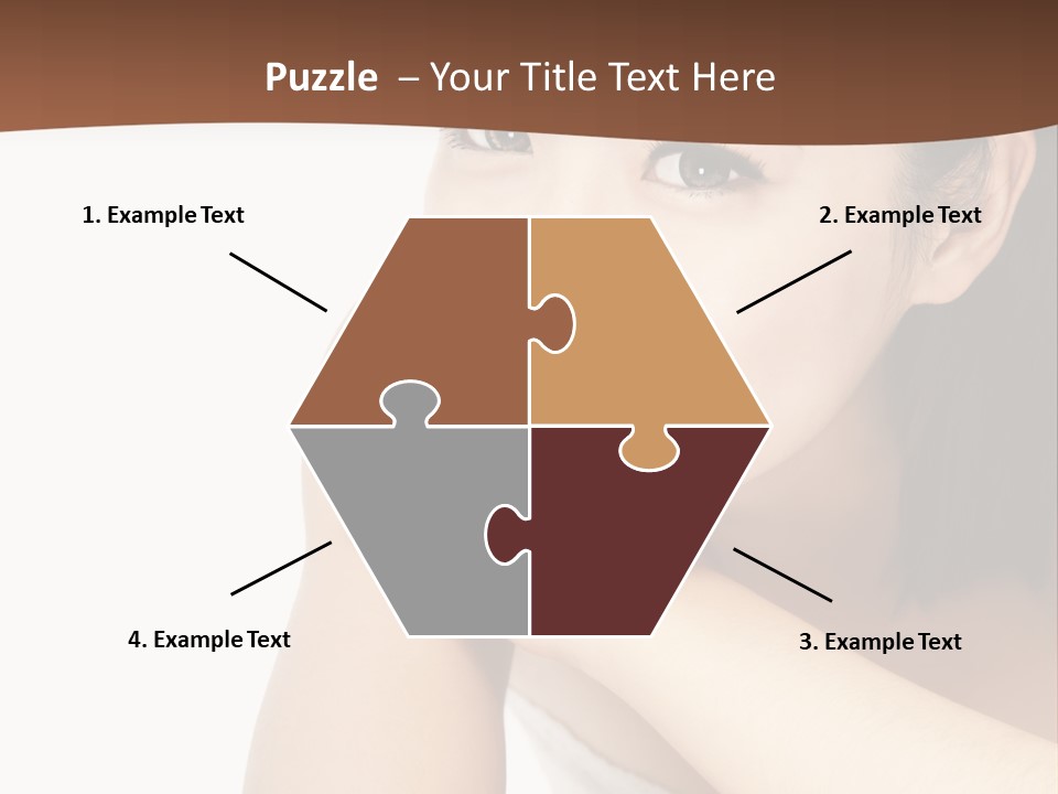 A Woman Posing For A Picture With Her Arms Crossed PowerPoint Template