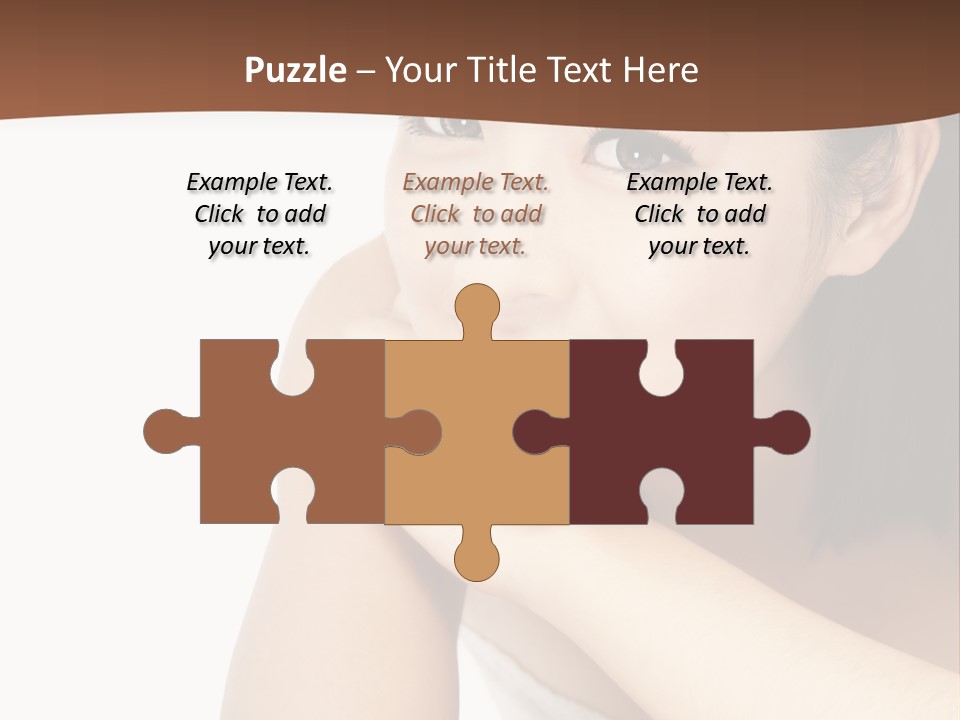 A Woman Posing For A Picture With Her Arms Crossed PowerPoint Template