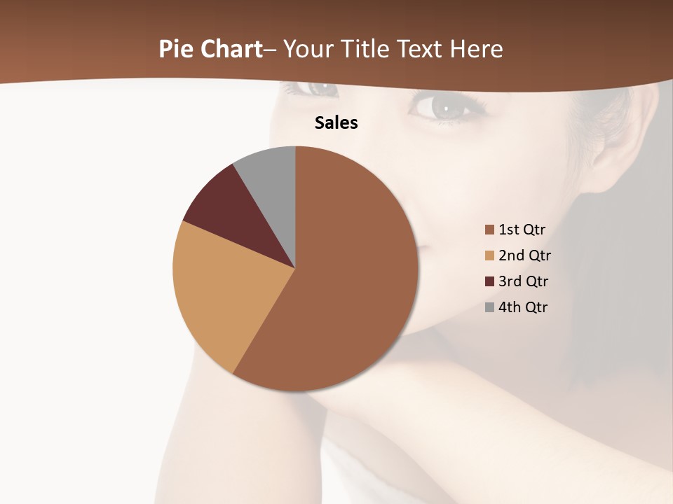 A Woman Posing For A Picture With Her Arms Crossed PowerPoint Template