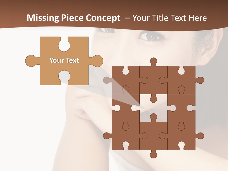 A Woman Posing For A Picture With Her Arms Crossed PowerPoint Template