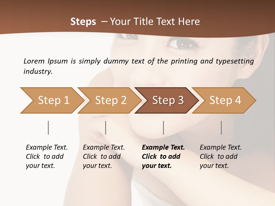 A Woman Posing For A Picture With Her Arms Crossed PowerPoint Template