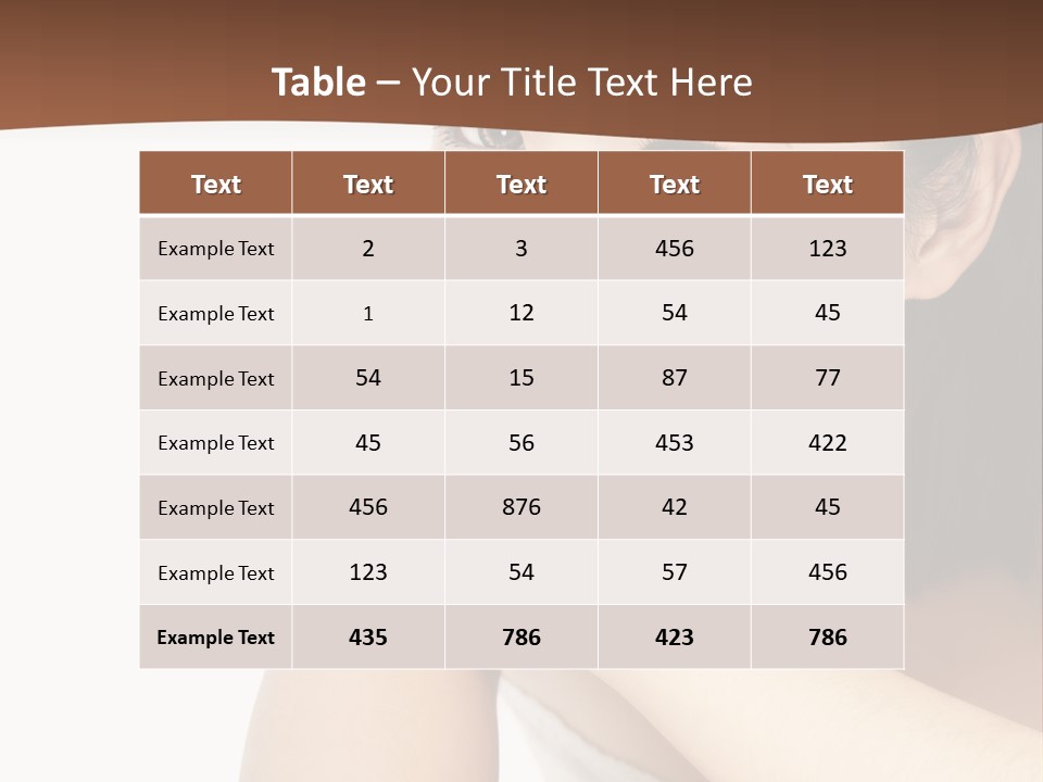 A Woman Posing For A Picture With Her Arms Crossed PowerPoint Template