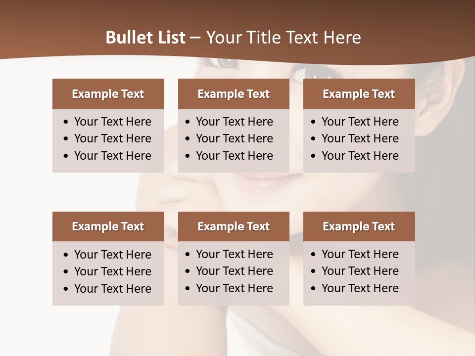 A Woman Posing For A Picture With Her Arms Crossed PowerPoint Template