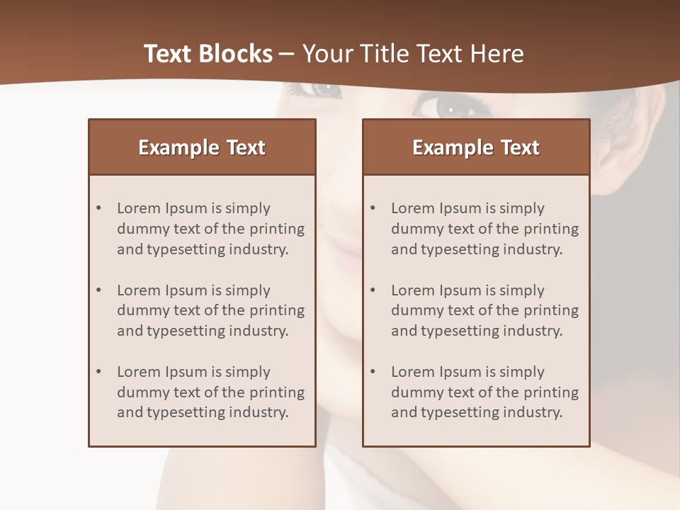 A Woman Posing For A Picture With Her Arms Crossed PowerPoint Template