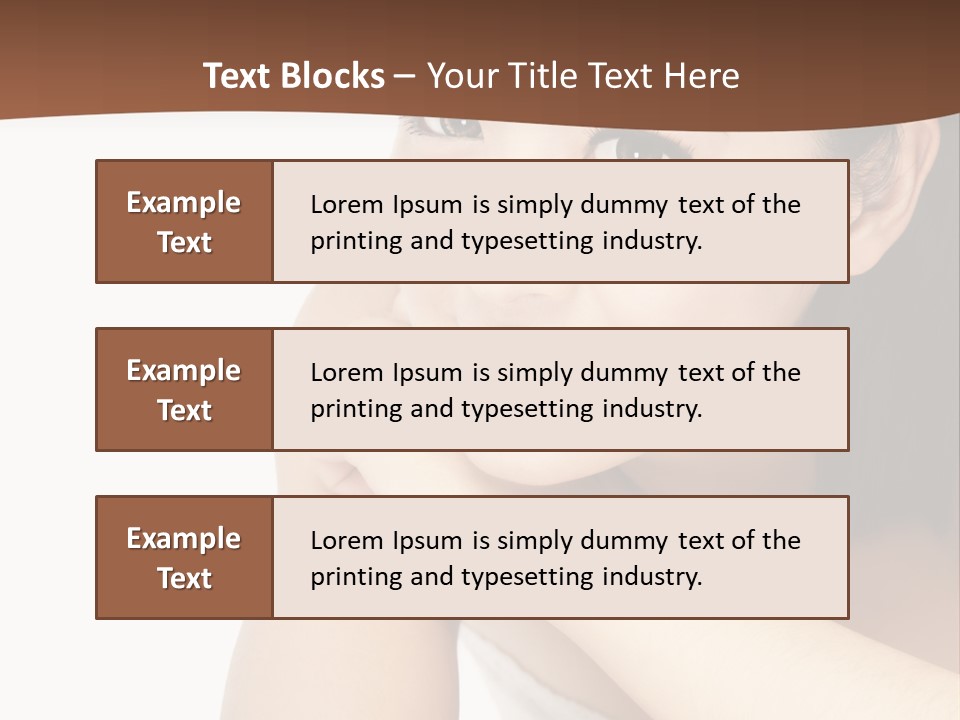 A Woman Posing For A Picture With Her Arms Crossed PowerPoint Template