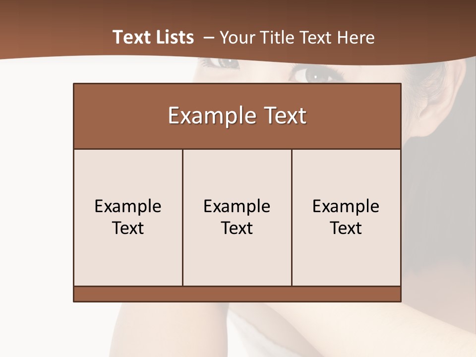 A Woman Posing For A Picture With Her Arms Crossed PowerPoint Template