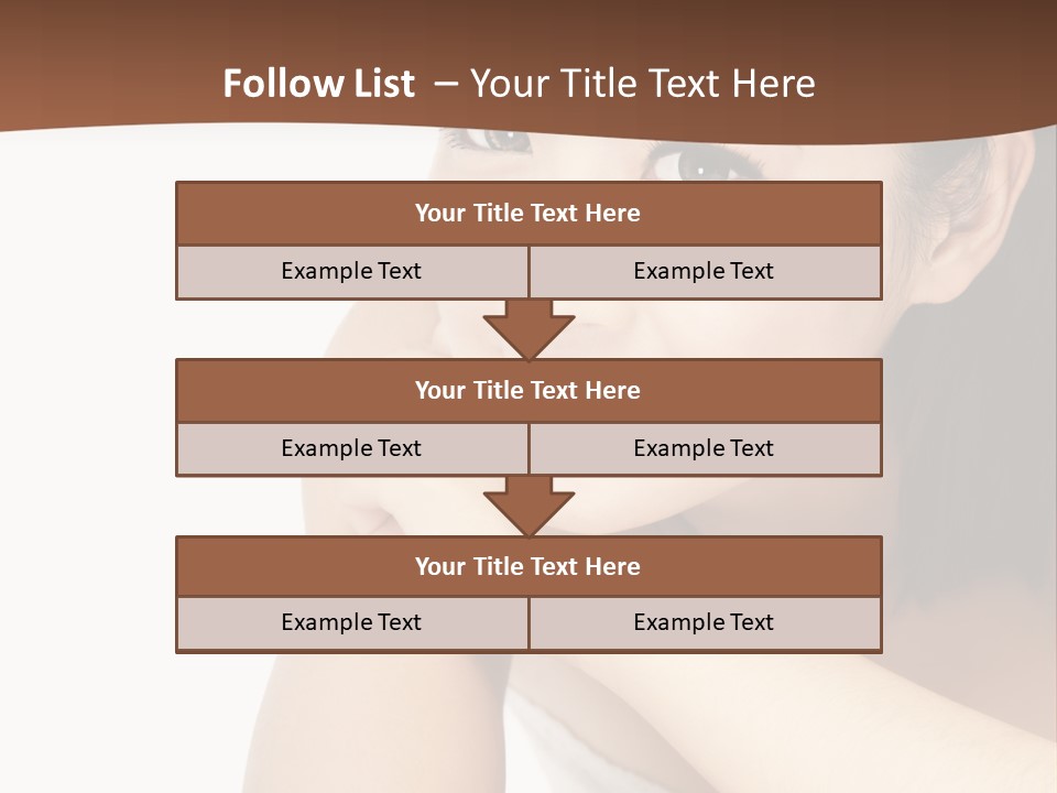 A Woman Posing For A Picture With Her Arms Crossed PowerPoint Template