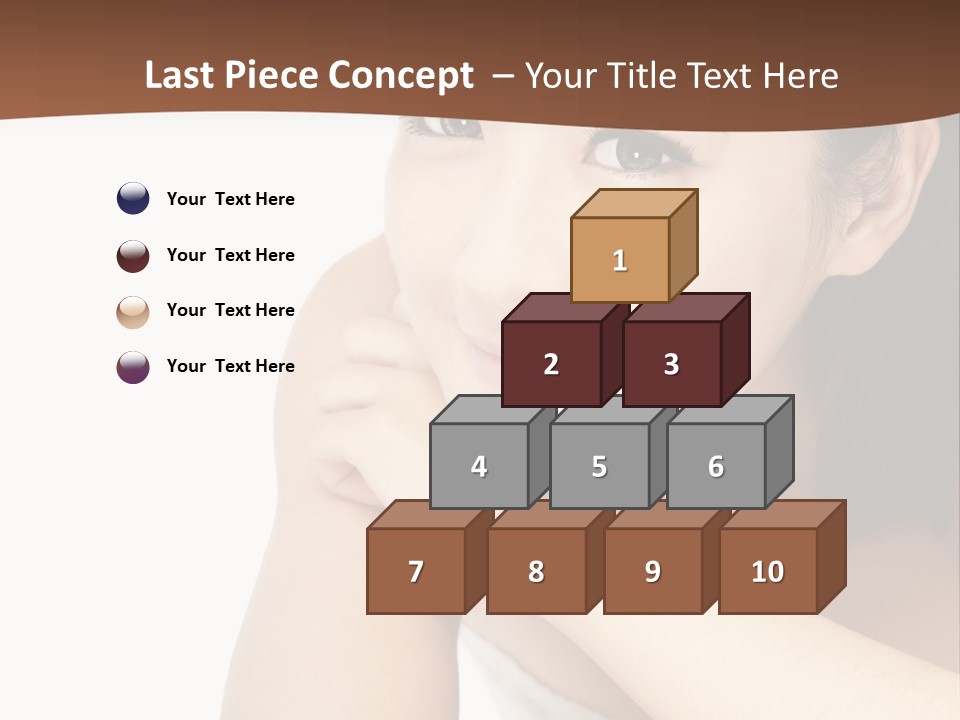 A Woman Posing For A Picture With Her Arms Crossed PowerPoint Template