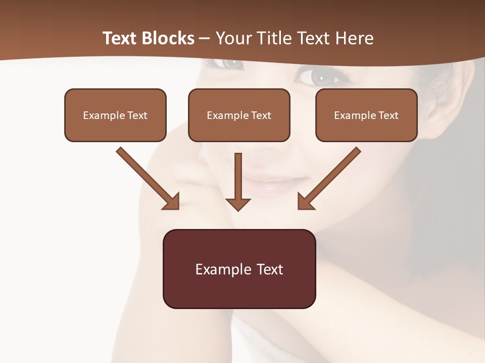 A Woman Posing For A Picture With Her Arms Crossed PowerPoint Template