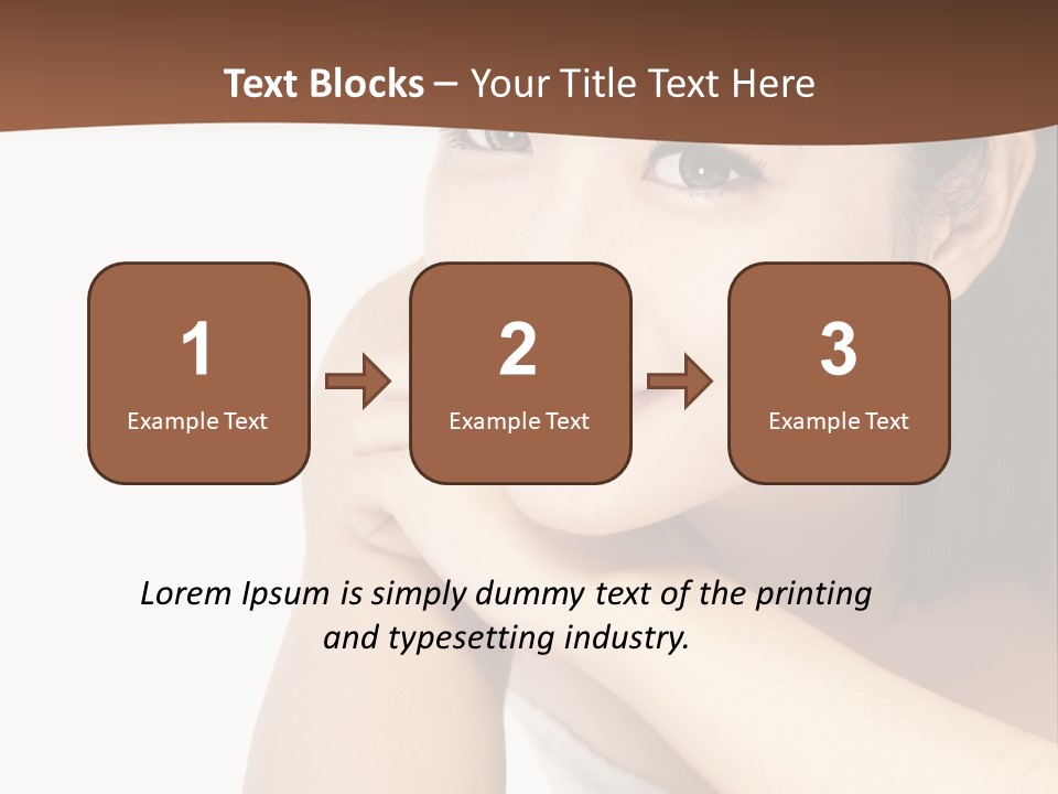 A Woman Posing For A Picture With Her Arms Crossed PowerPoint Template