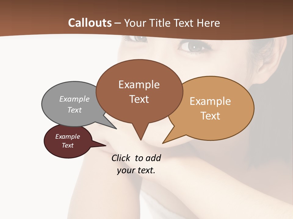 A Woman Posing For A Picture With Her Arms Crossed PowerPoint Template