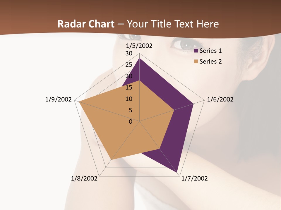 A Woman Posing For A Picture With Her Arms Crossed PowerPoint Template