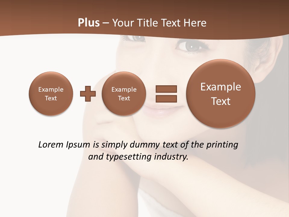 A Woman Posing For A Picture With Her Arms Crossed PowerPoint Template