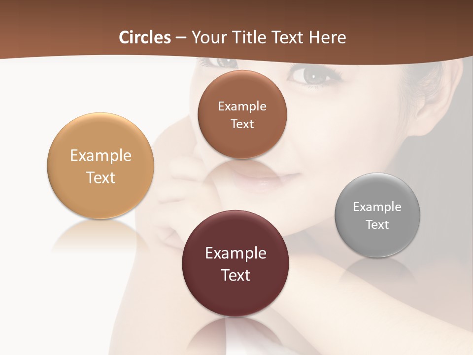 A Woman Posing For A Picture With Her Arms Crossed PowerPoint Template