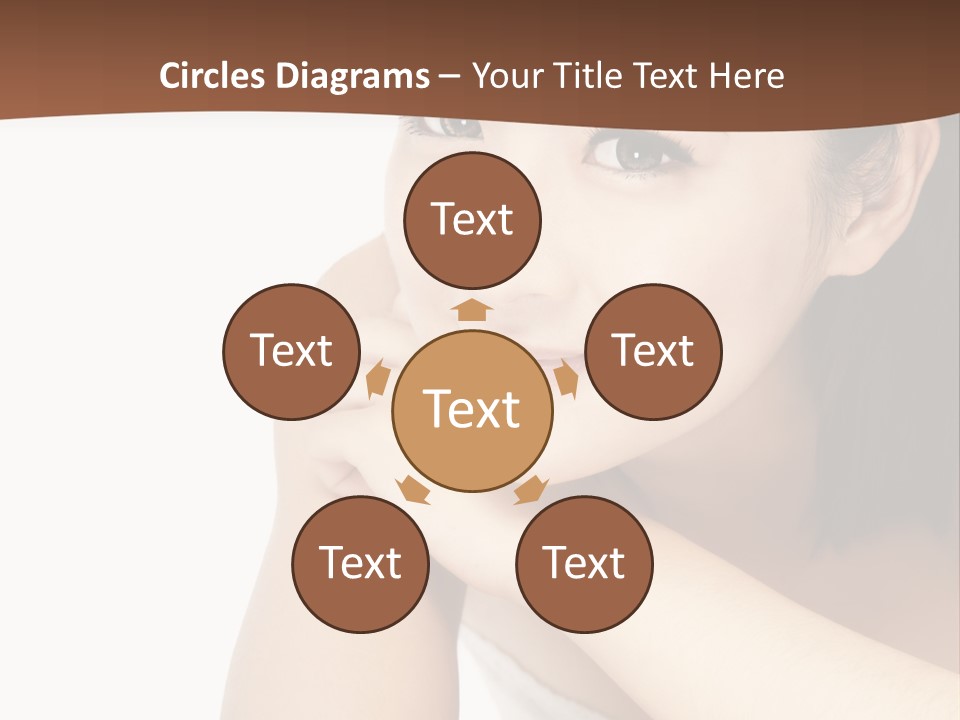 A Woman Posing For A Picture With Her Arms Crossed PowerPoint Template