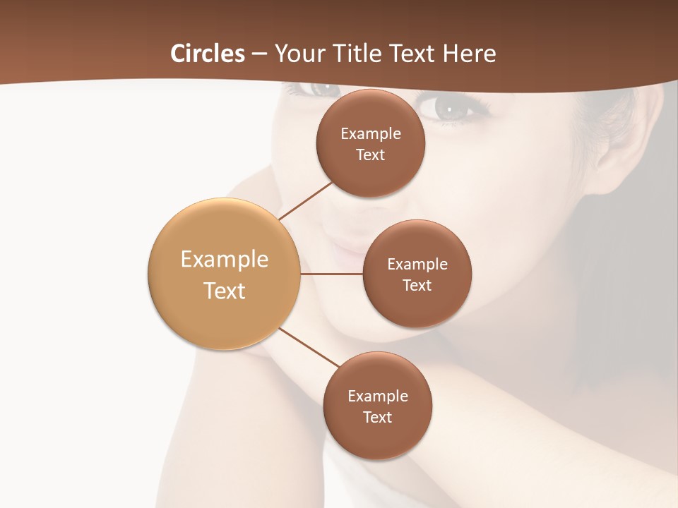 A Woman Posing For A Picture With Her Arms Crossed PowerPoint Template