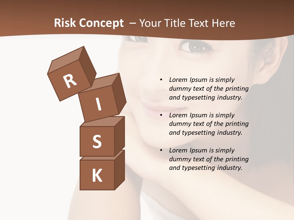 A Woman Posing For A Picture With Her Arms Crossed PowerPoint Template