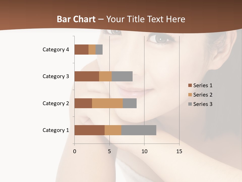 A Woman Posing For A Picture With Her Arms Crossed PowerPoint Template