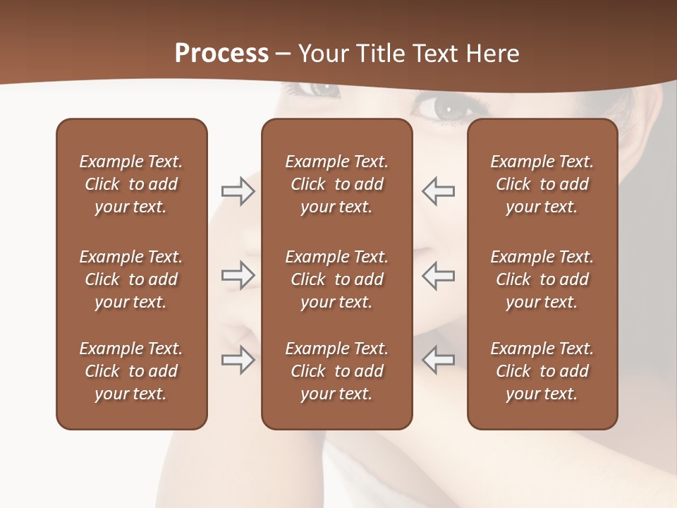 A Woman Posing For A Picture With Her Arms Crossed PowerPoint Template